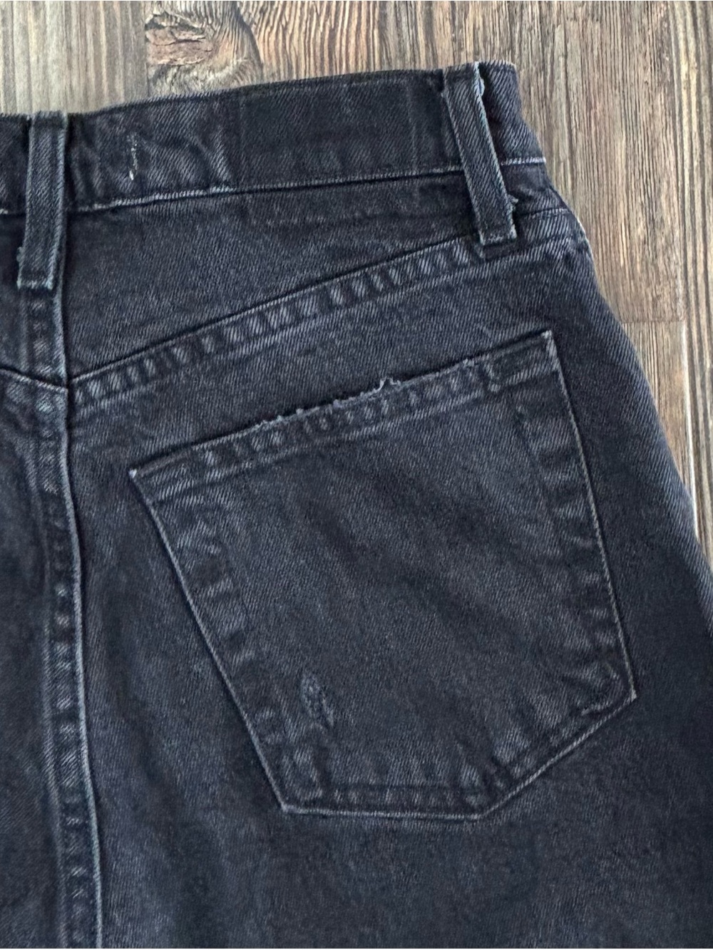 Abercrombie & Fitch 90’s Straight Ultra High Rise Curve Love Black Jeans 27/4R - Picture 12 of 14